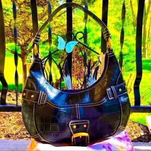 Nine West Black Hobo Bag with Sleek Design